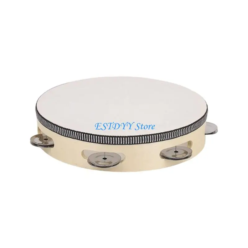 G6DE Handheld Percussion Drums and Metal Construction Metal Bells for Music