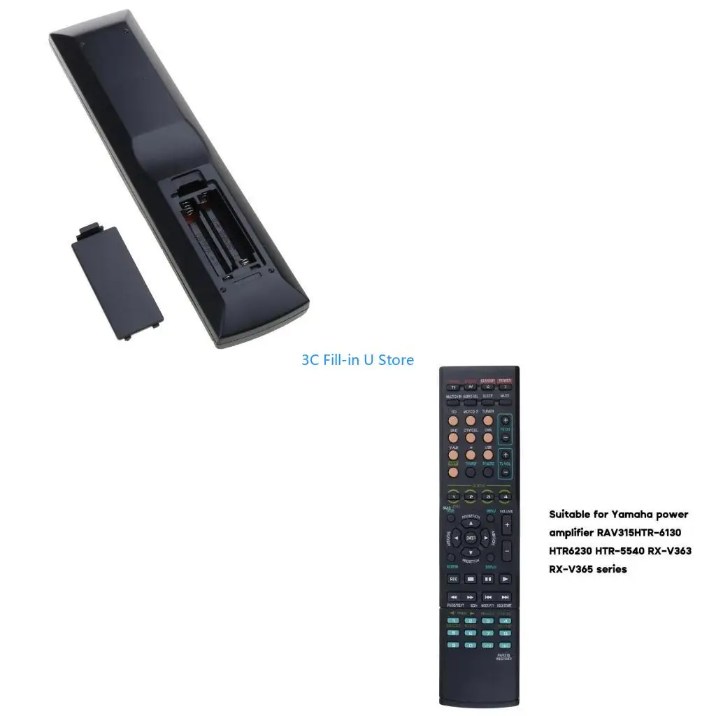 G8TA RAV315 WN22730EU Remote Control Replaced for HTR6040 HTR6050 RX-V450 RX-V461