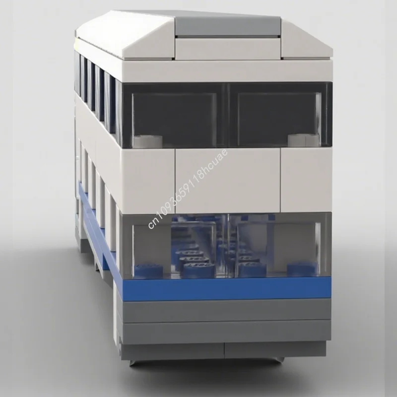 240pcs MOC Alt Build Double Decker Bus Stop Model Building Blocks Architecture DIY Christmas Gifts Idea Toy Education Birthday