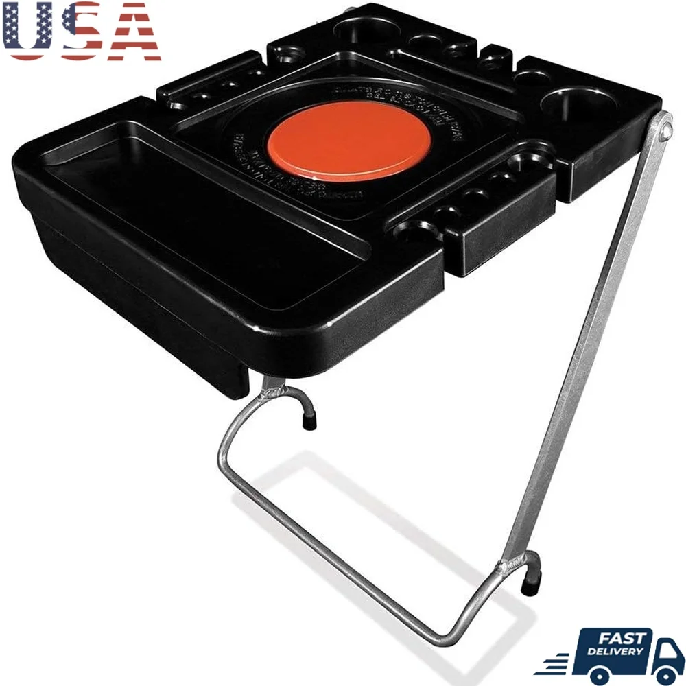 Bandeja de projeto de escada de plástico, acessório, prato magnético, suporte de ferramenta, 25 lbs, classificação de peso, slots personalizados, pintura e equipamento