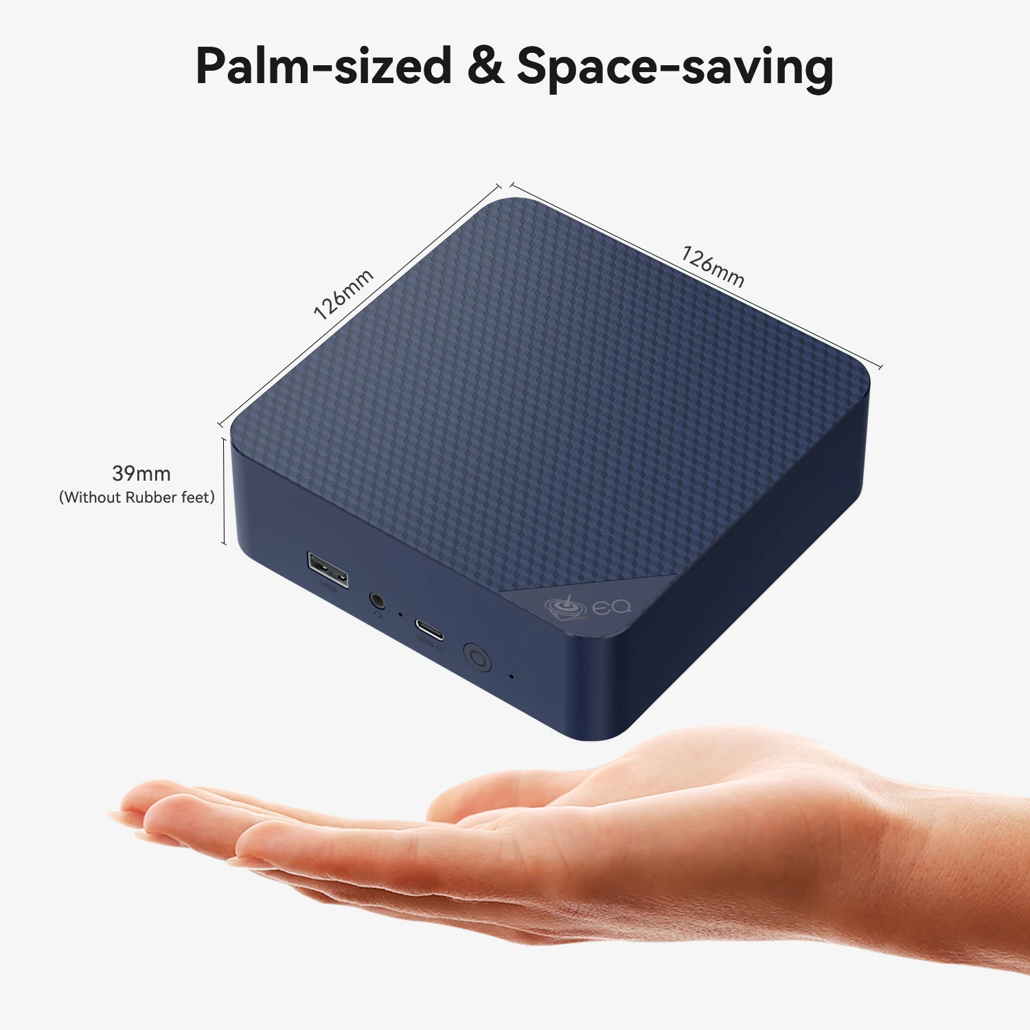 Beelink Mini PC,Intel Twin Lake N150(Up to 3.6GHz),16GB DDR4 RAM 500GB PCIe M.2 SSD Desktop PC,EQ14 Mini Computers Support WiFi6