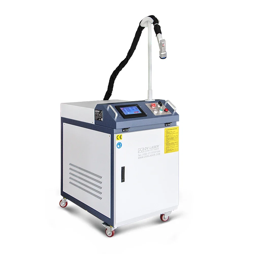 Rust Removing Laser Cleaning Machine 1KW 1.5W 2KW Handheld Laser Cleaning Machine for Wood Marble Metal