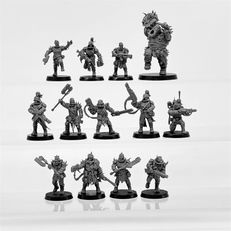 28mm Scale Corrupted Guard The Forsaken Resin Model Kit Minitaure Resin Doll Tabletop War Gaming Unpainted Soldier Figures