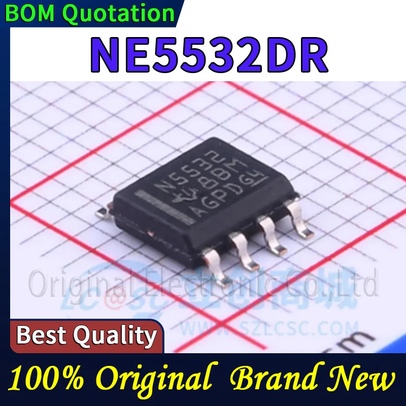 10pcs NE5532DR In stock Original High quality