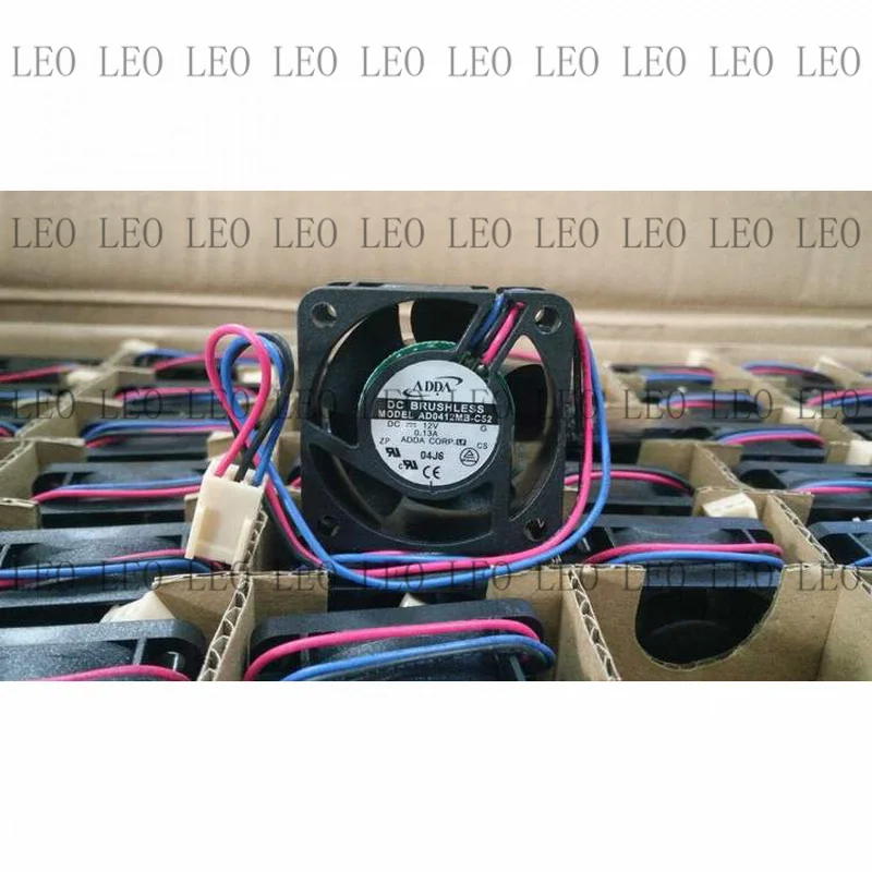 MY 1pcs  For ADDA AD0412MB-C52 4020 4CM 12V dual ball cooling fan