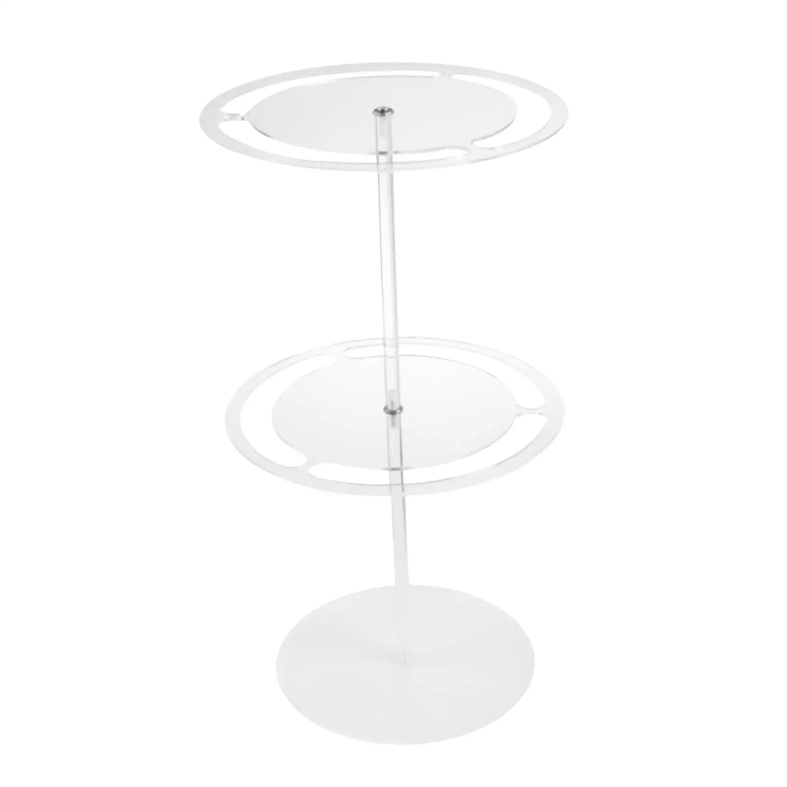 Rotating Clear Display Stand Figures Organizer Eyewear Holder