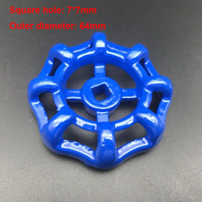 Globe Valve PPR Valve Switch Handle Red / Blue 2025 Square Hole 7 * 7mm 6*6mm 5*5mm 8*8mm 9*9mm