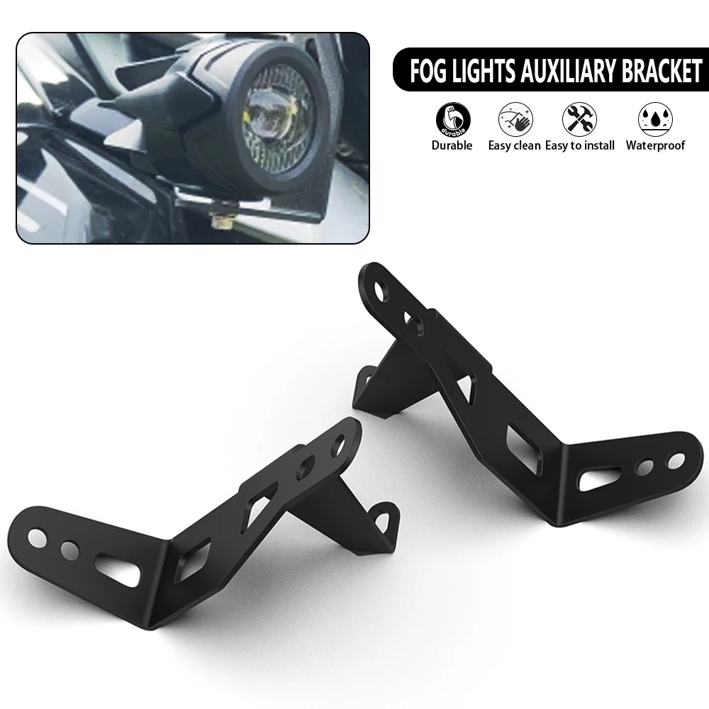 

2024 Motorcycle Auxiliary Fog Light Mounts Bracket Accessories Driving Lamp Holder For Tiger800 Tiger 800 XCX XCA XRX XR XRt