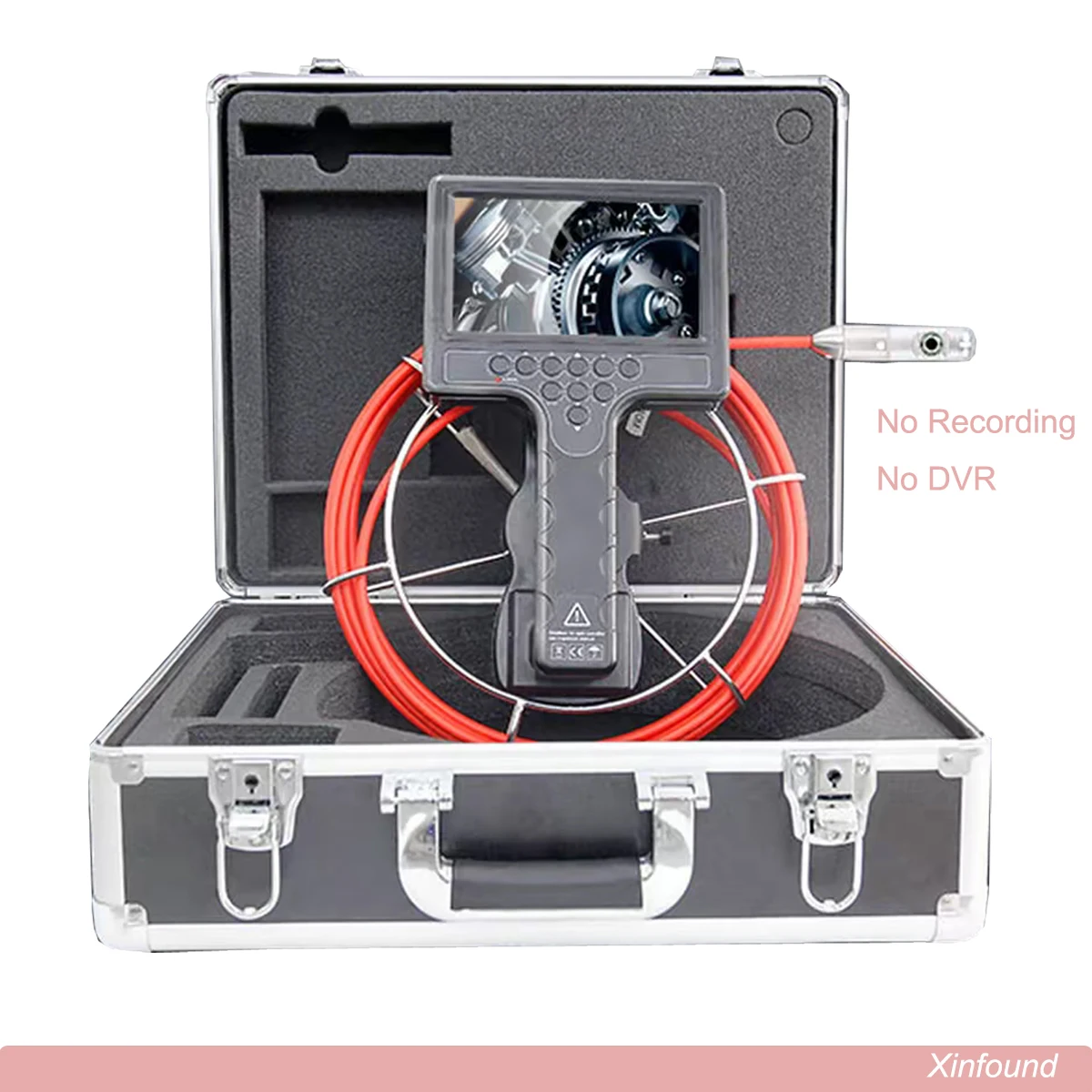 Pipe Inspection Camera Cable 6.5-7mm Repair Kit Connector Pipe Camera Head Cable Replacement Spare Part