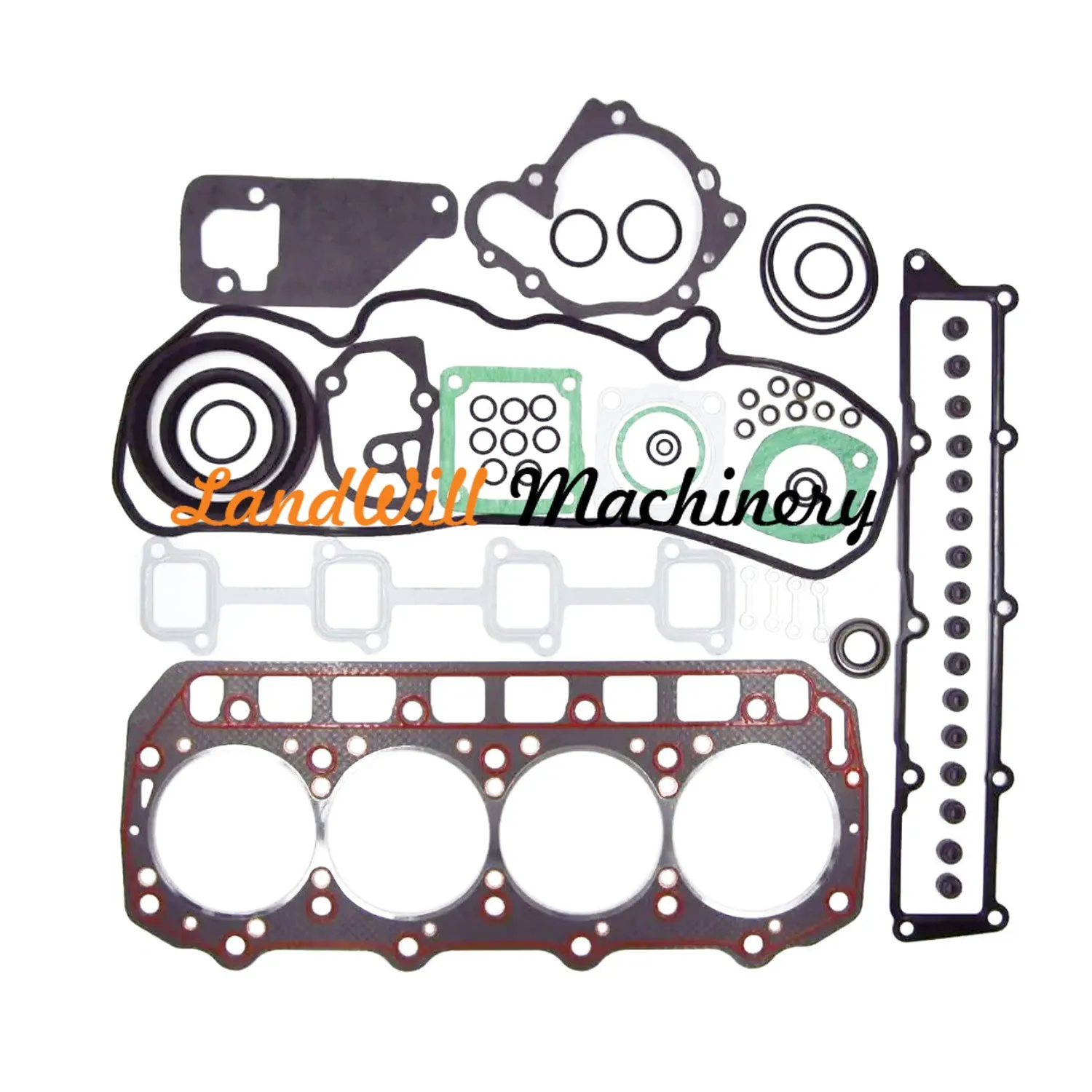 4TNV94 Engine Overhaul Rebuild Kit Fits Hyundai Excavator R55-7 R60-9 W/ 4TNV94L