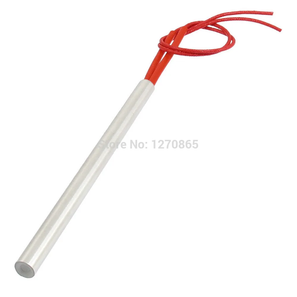 

5 шт. нагревательных элементов 10 мм x 150 мм, проводной картриджный нагреватель для пресс-форм, AC 110 В, 450 Вт