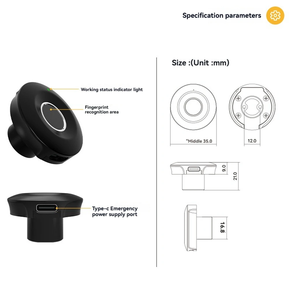 BNVN-Tuya Smart Biometric Fingerprint Cabinet Lock Baby-Proofing Drawer Lock For File Cabinet Kitchen Cupboard Closet Child-Proo