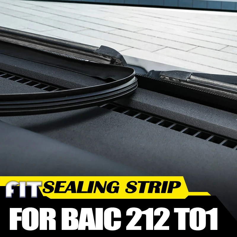 Car Dashboard Sealing Strip Fit for BAIC 212 T01 2024 2025 Modified Car Sound Insulation Rubber Strip Gap Plug Accessories