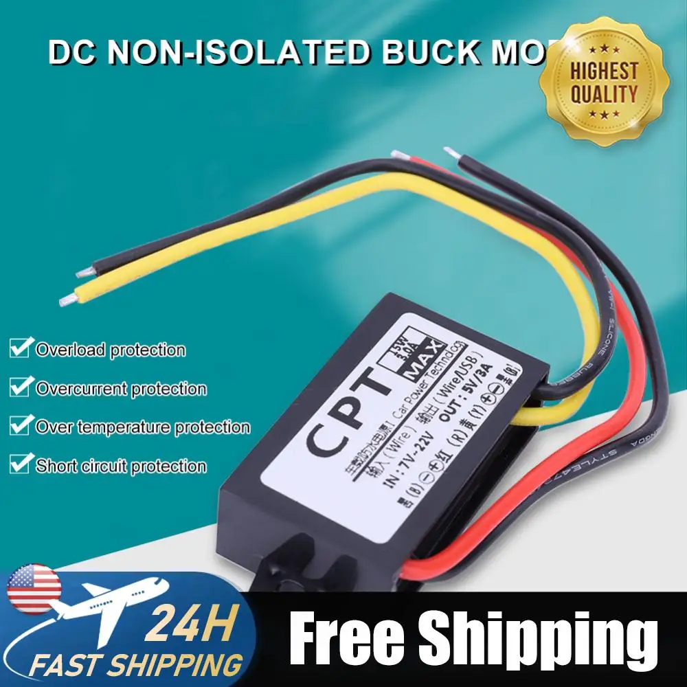 12V To 5V 3A 15W Ca…