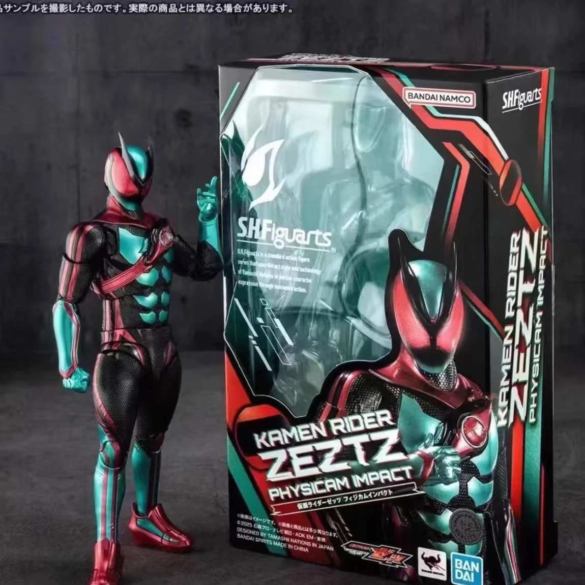 

Bandai Shf Kamen Rider Zeztz Body Impact Form Joint Movable Doll Action Anime Figures Collectible For Adults Model Gift Toy