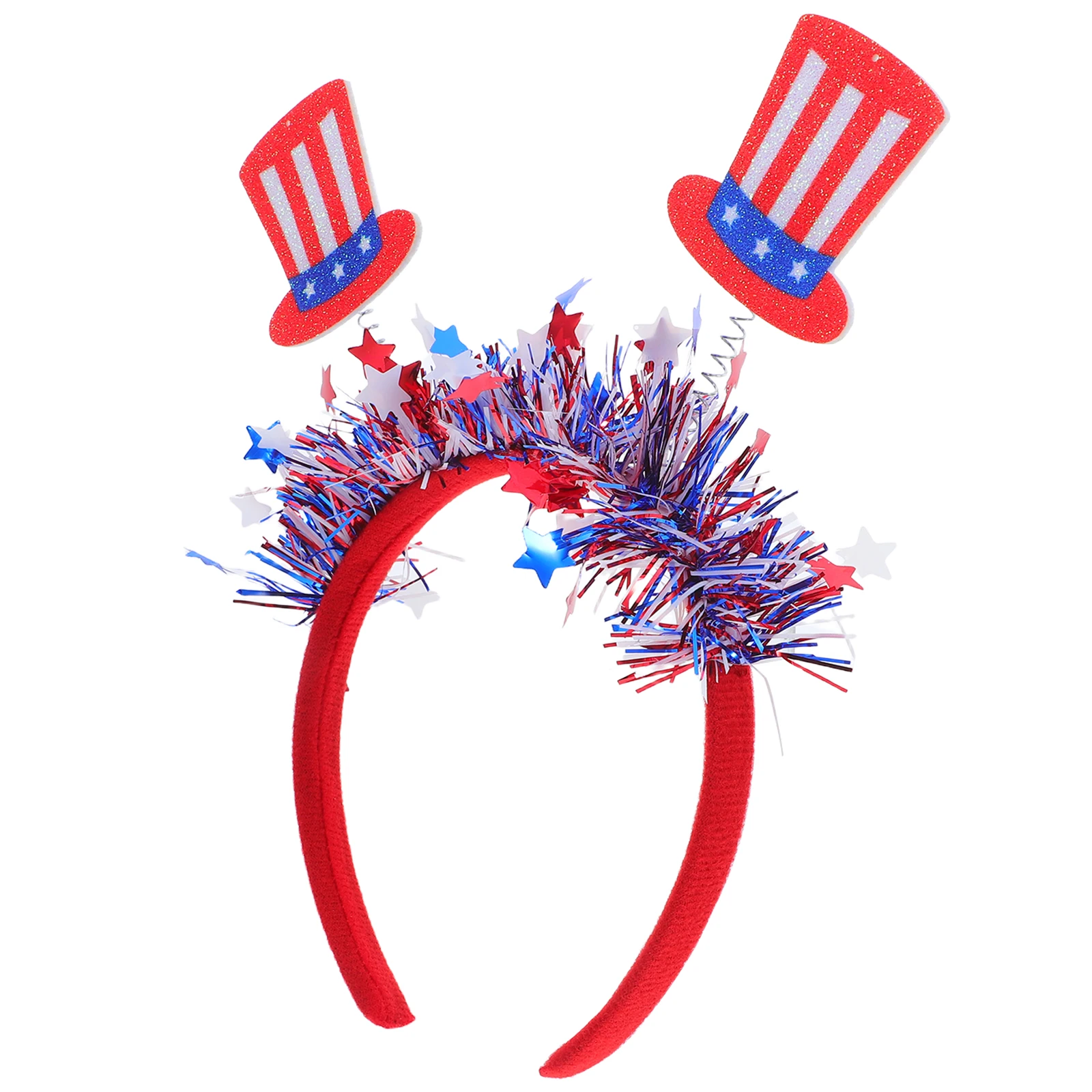 

2 Pcs Day Hair Independence American Flag Headb Accessories Patriotic American Flag Headb for Women Kids Usa Party Decoration