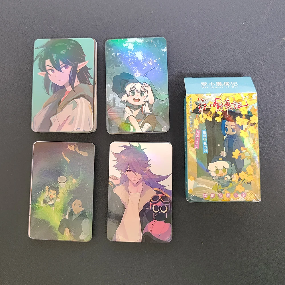 Lomo Card The Legend of Luo Xiaohei Album Characters Photocard Collection 55 Pc/set