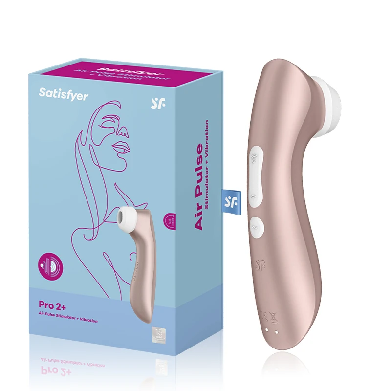 satisfyer Pro 2+ clit sucking stimulator woman sex toys Clitoral vibrator Adult products female vibration nipple sucker sex shop