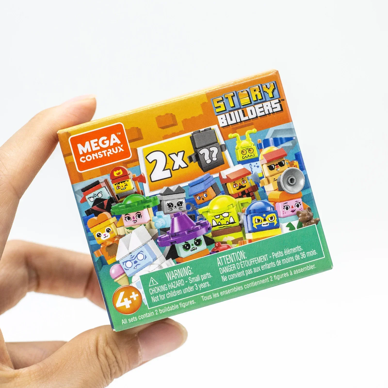 Megas Bloks Construx Story Builders 2x Mysterious Blind Box Gifts Toy Model Anime Figures Collect Ornaments