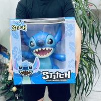 Disney Lilo & Stitch 33cm Tall Articulated Figure - Stitch Collectible, Vinyl Desk Ornament, Gift for Animation Fans