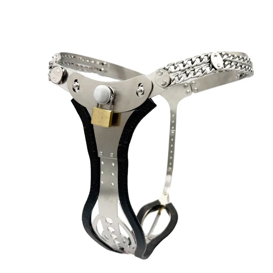 Black Emperor SM New Style Women's Stainless Steel Chastity Belt Adult Products Wholesale