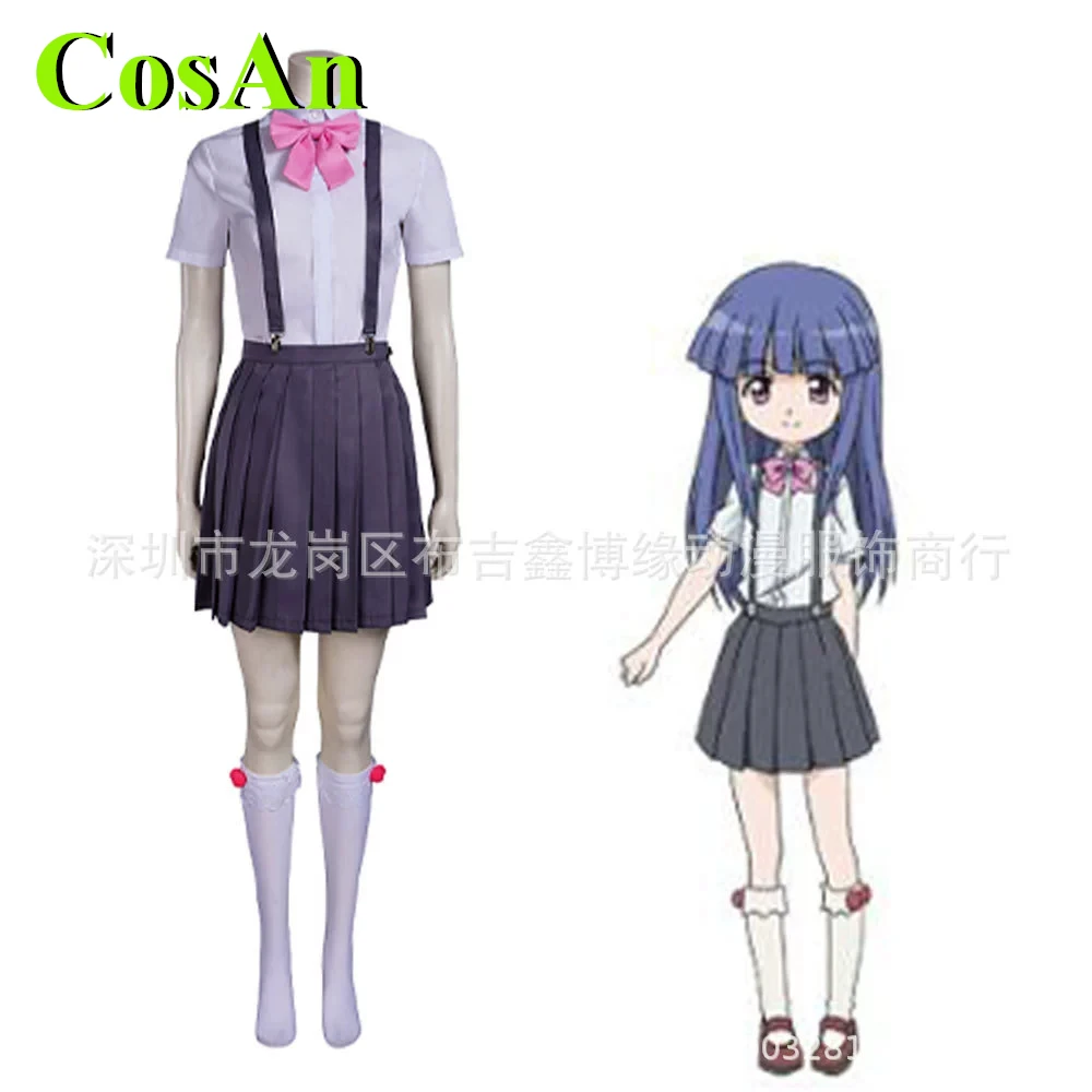CosAn Anime Higurashi cuando lloran Furude Rika Sonozaki Mion Ryugu Rena disfraz de Cosplay Ryugu Reina uniformes Satoko Hojo Cos