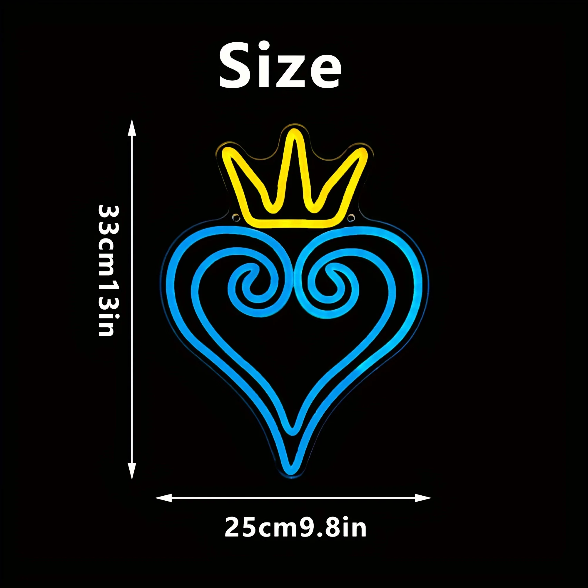 Kingdom Neon Sign LED Neon Lights for Wall Decoration Games House Party USB Power for Birthday Party Decor Valentine's Day Gift