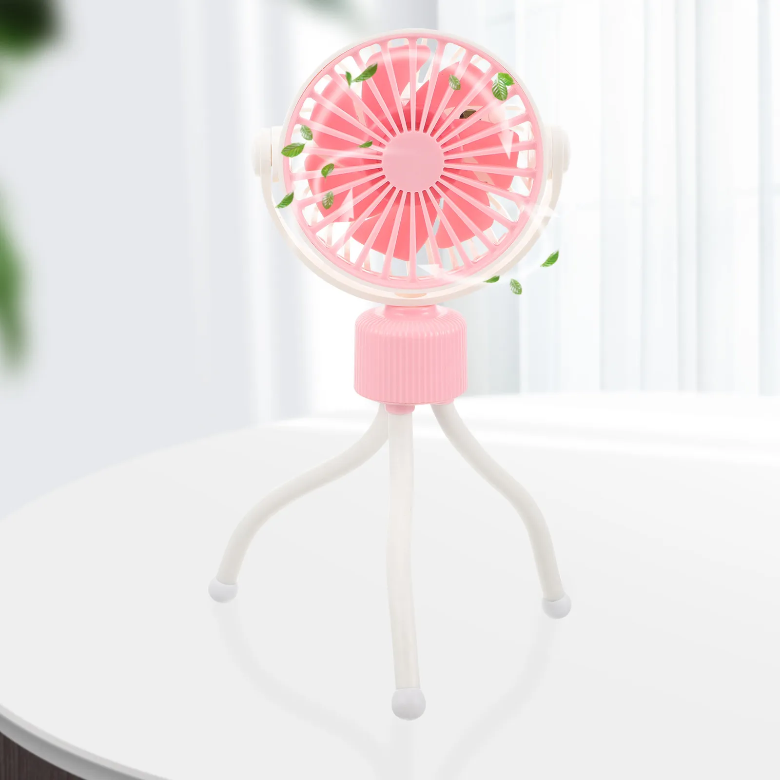 

1Set Handheld Baby Cooling Fan Mini Folding Portable Personal Fan ABS Lightweight Outdoor Indoor Travel USB Charging