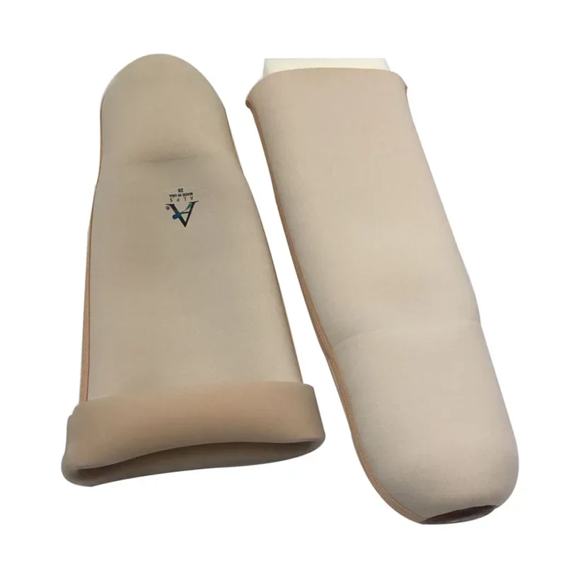 Jambe prothétique de membres artificiels, doublure de gel de type simple avec doublure prothétique verrouillable