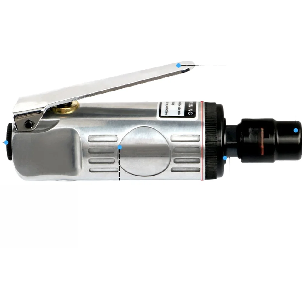 For mini Pneumatic Grinder 125mm Air Powered for Polishing Engraving Deburring Rust Removal Tire Repair with 3mm 6mm Collets