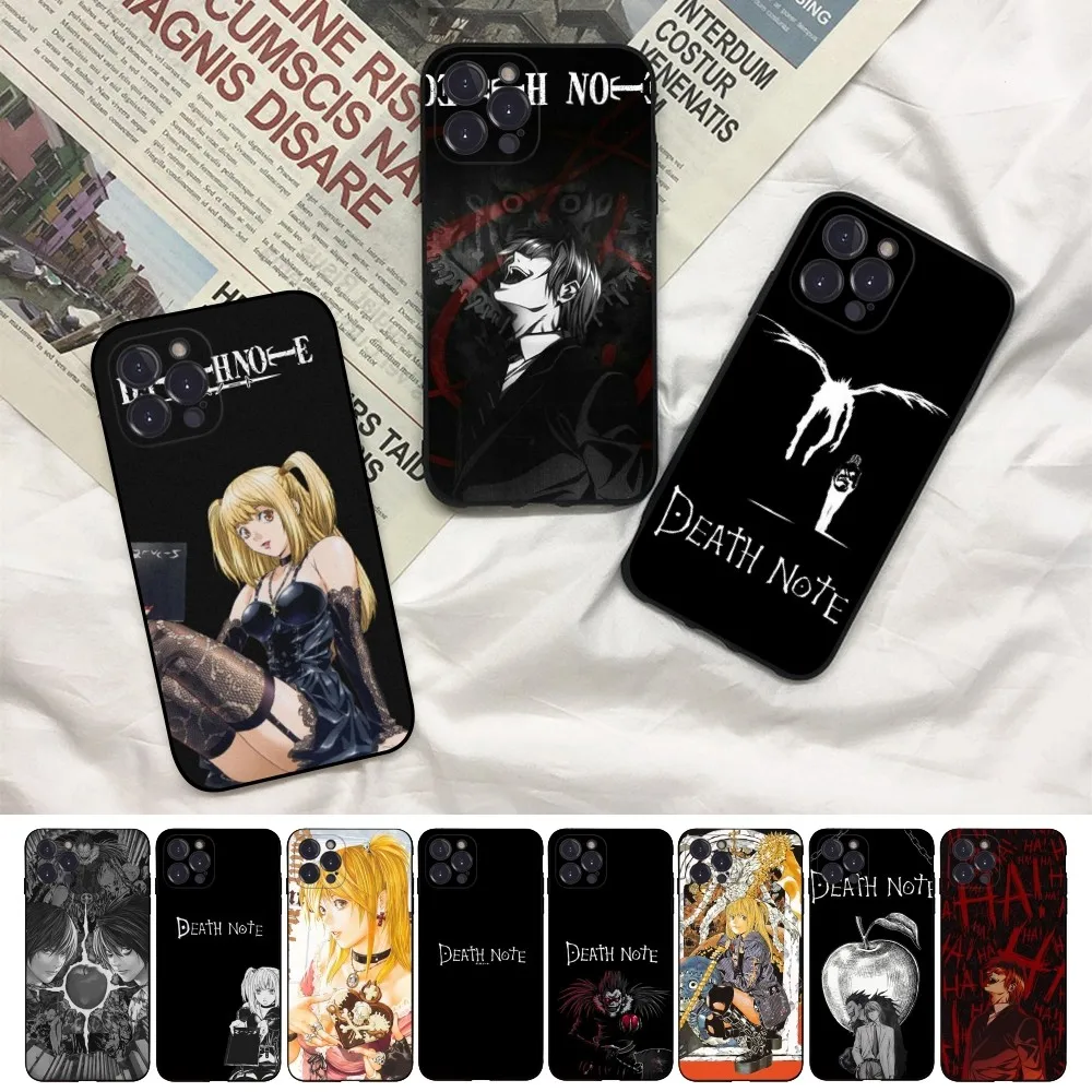 Death Note Phone Case For iPhone 15 14 11 12 13 Mini Pro XS Max Cover 6 7 8 Plus X XR SE 2020 Funda Shell