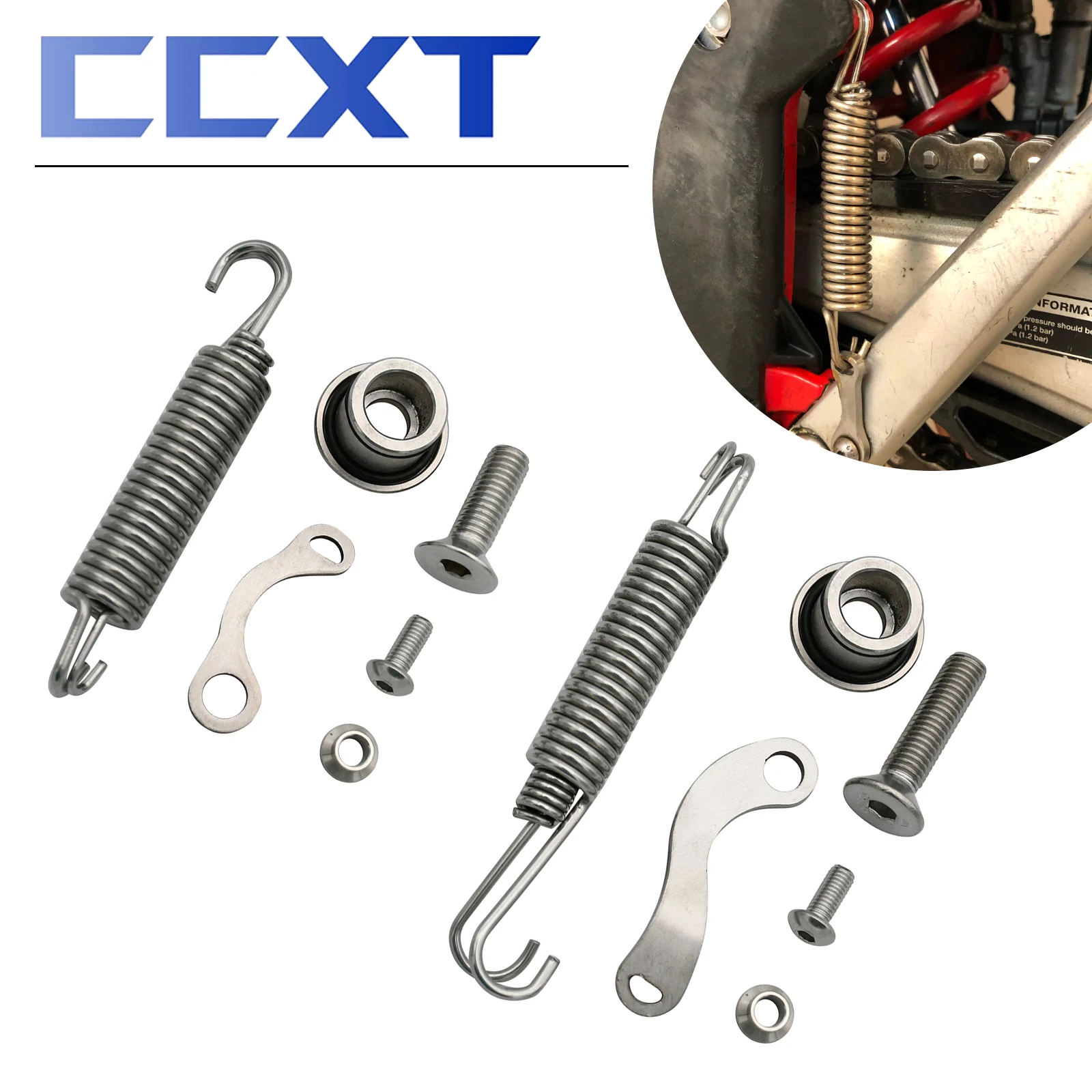 Motorcycle Sidestand Kickstand Springs Botls Kit For KTM XC XCF SX SXF EXC EXCF XCW 125-530cc 2008-2022 2021 2020 2019 2018 2017