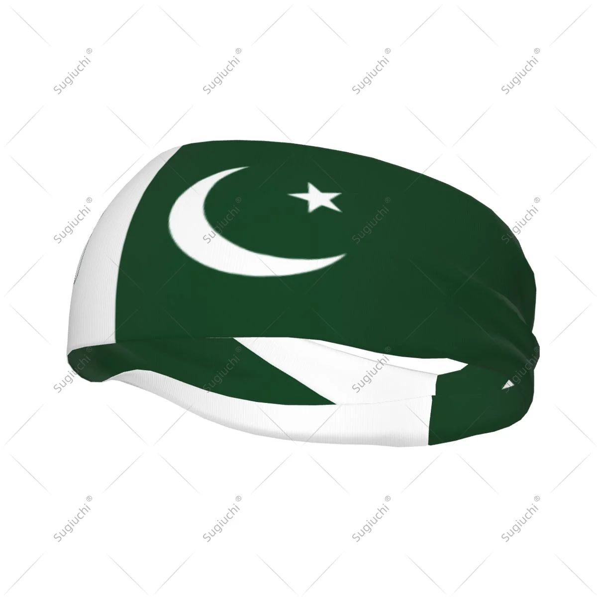 

Men Women Pakistan Flag Elastic Wide Headbands For Yoga Fitness Tennis Running Gym Sports