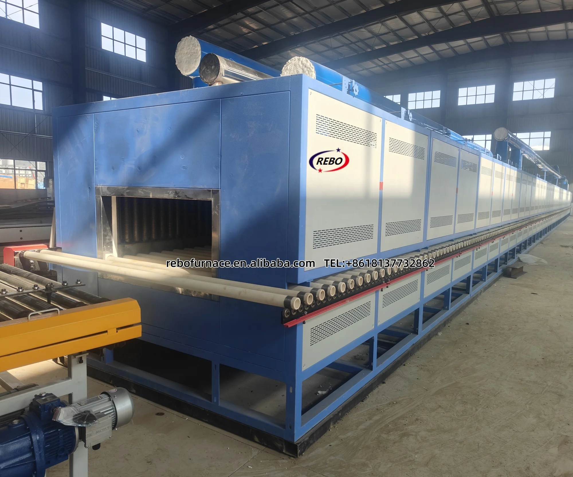 Continuous Electric Roller Hearth Kiln for Ceramic Tiles Porcelain Sintering Annealing-for Heat Treatment Furnace Use