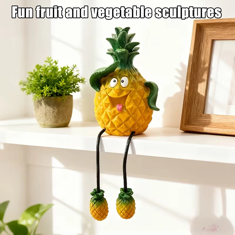 -Fun Fruit Sculptures, Featuring Adorable Shapes And Designs Such As Pineapple, Banana, Lemon, And Orange.