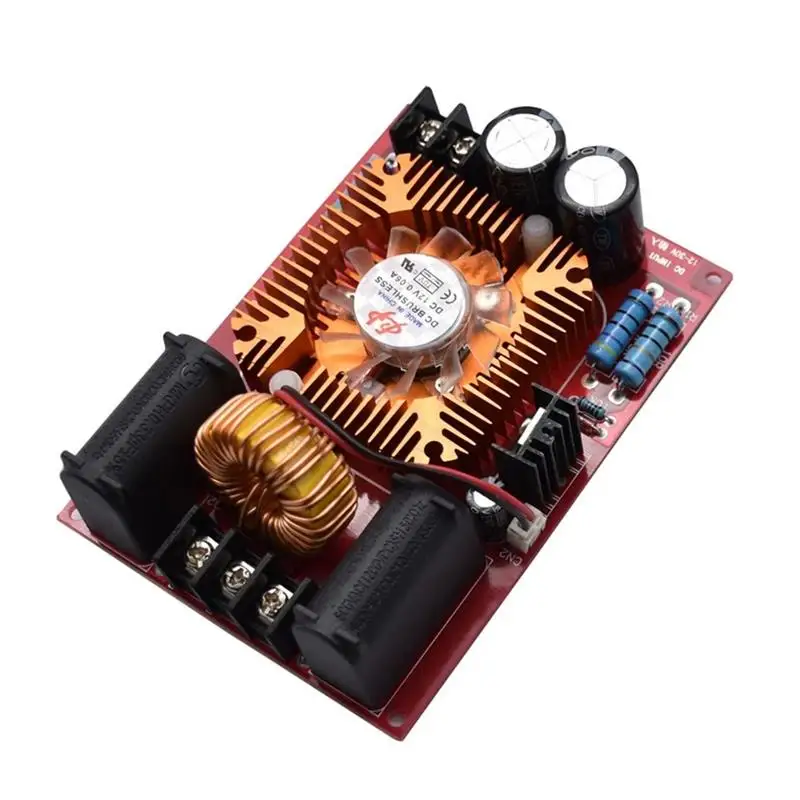 ZVS Unidade Módulo Board, Tesla Coil Flyback Driver, SGTC, Marx Gerador, bobina de ignição com pacote de alta tensão, DC 12-30V, 15A, 250W