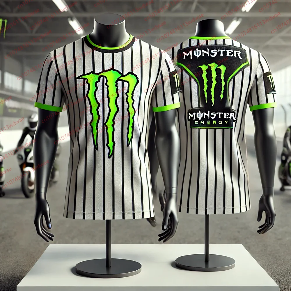 Camiseta para hombre Moto GP verano manga corta Unisex cómoda Monster Energy camiseta motocicleta Top chico camiseta de fútbol Jersey