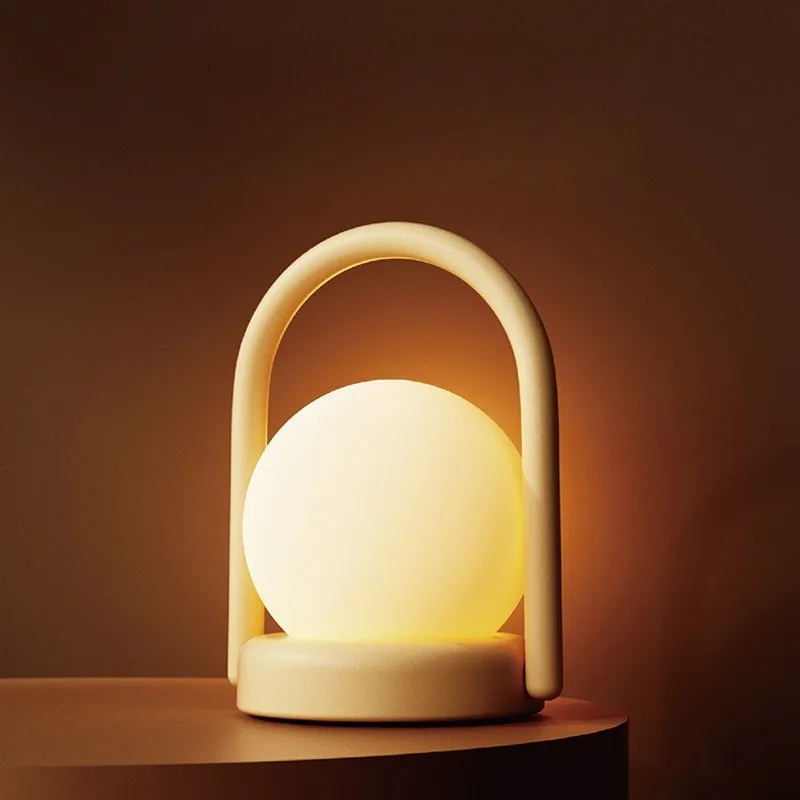 

Настольная лампа в ретро-стиле, портативный креативный винтажный сенсорный ночник с функцией перезарядки для спальни