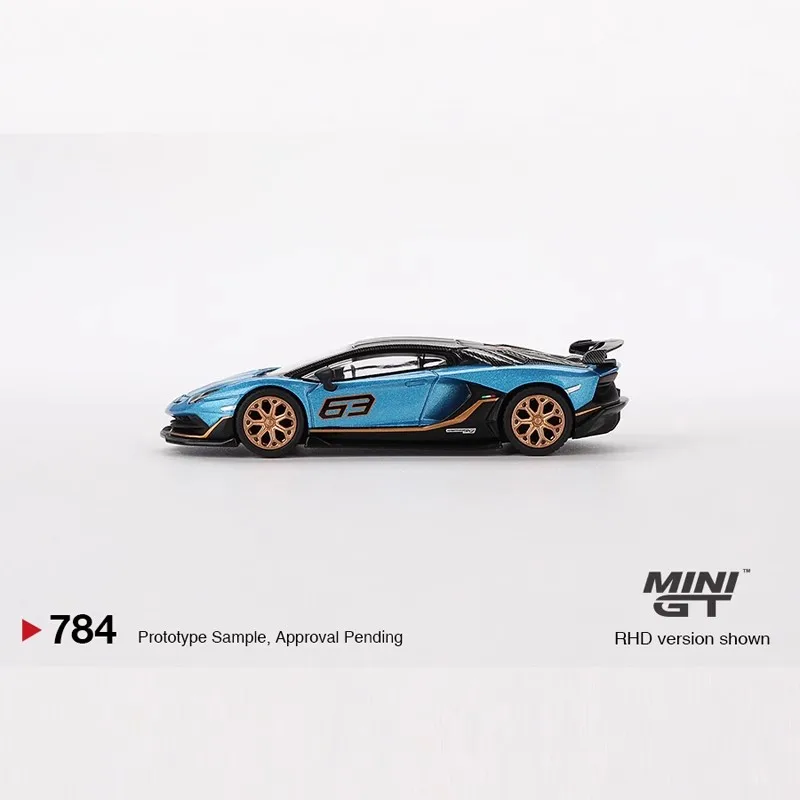 Mini Gt Auto Modell 1/64 Lamborghini Aventador SVJ 63, Auto Modell Simulation Display Legierung Zimmer Ornament Junge Sammlung Spielzeug Geschenk