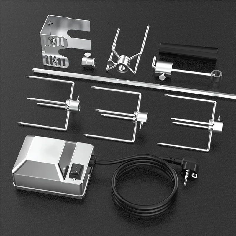 Electric BBQ Grill Household Automatic Outdoor BBQ Tools Stainless Steel BBQ Forks