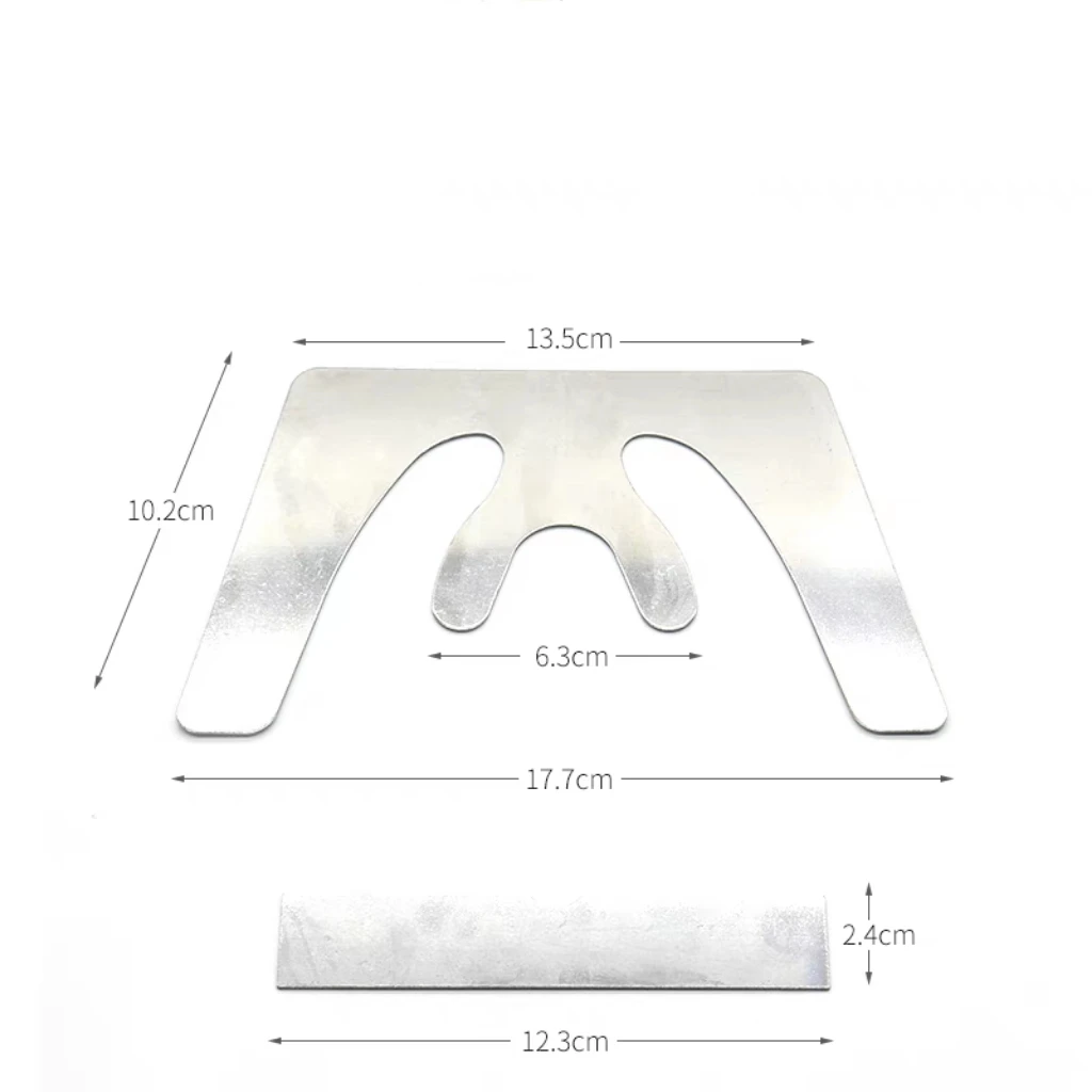 

1set Dental Occlusal Maxillary Casting Jaw Fox Plane Plate Autoclavable Stainless Steel