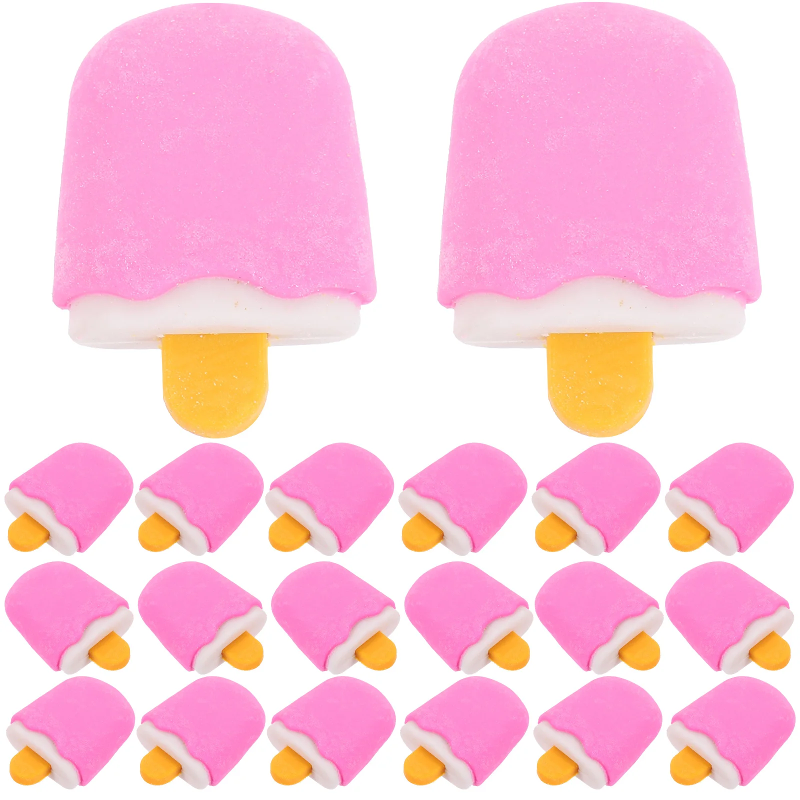 

Cake Eraser Classroom Erasers Cute Kawaii for School Ice Cream Shaped Cartoon Model Kids