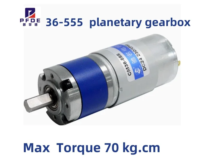 12V 24V DC Planetary Reductiemotor CM36-555 for Robot Smart Home Auto-Industry Control Applications