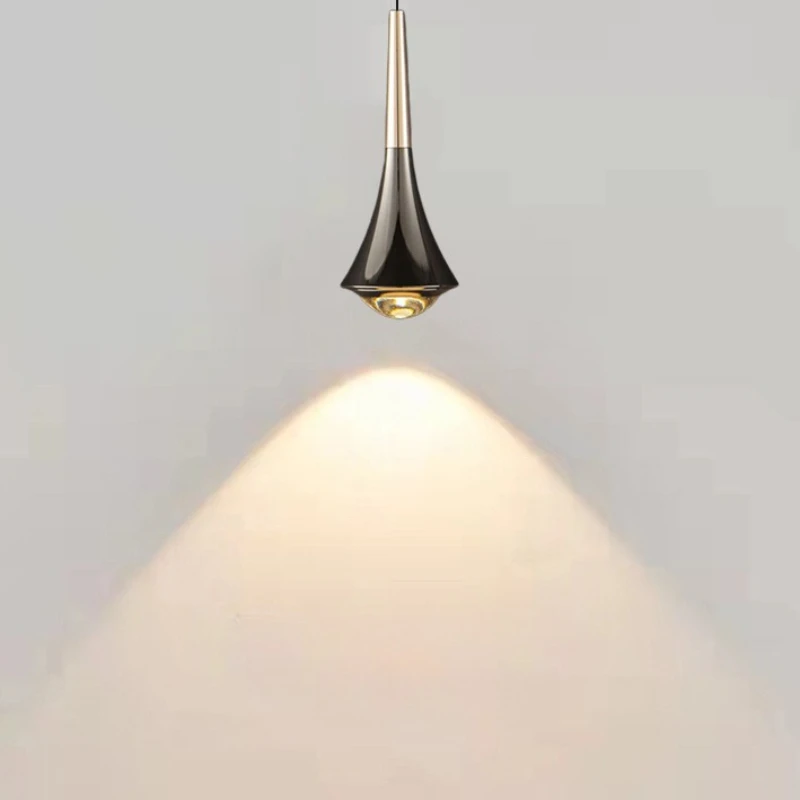 Aluminium Chandelier Flicker Free Tricolor Ceiling Lamp Restaurant Corridor Bedroom Bedside Pendant Light Home Decoration Lamps