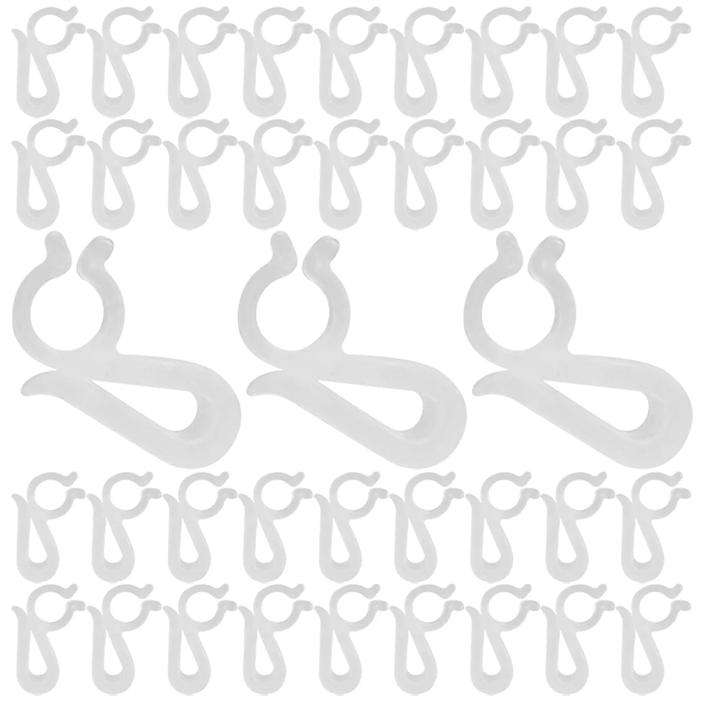 

120 Pcs Hanger Christmas Light Clip Hook Hooks Decoration Plastic Ornament Hangers