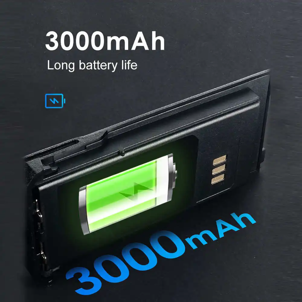 ANYSECU GT-12 FM AM UHF VHF 멀티 밴드 휴대용 라디오, 10W DTMF 워키토키, 블루투스 프로그래밍 기능 포함