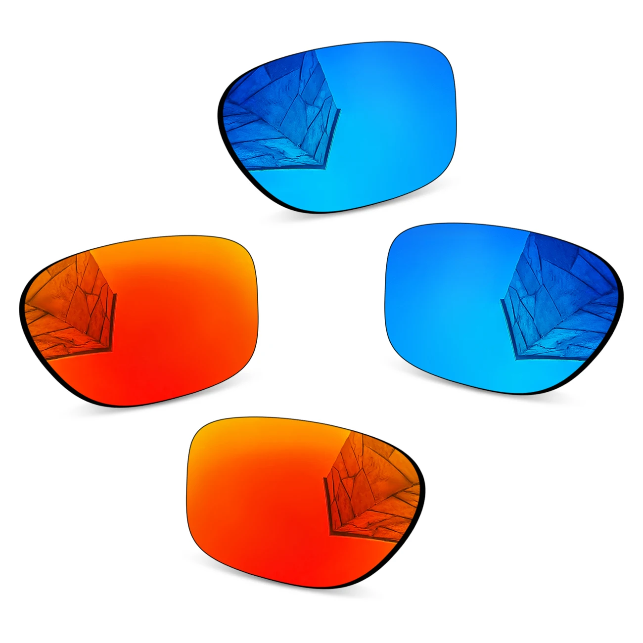 

Поляризованные сменные линзы 1,5 мм для солнцезащитных очков Oakley Straightlink Asian Fit OO9336 61 мм - ударопрочный материал