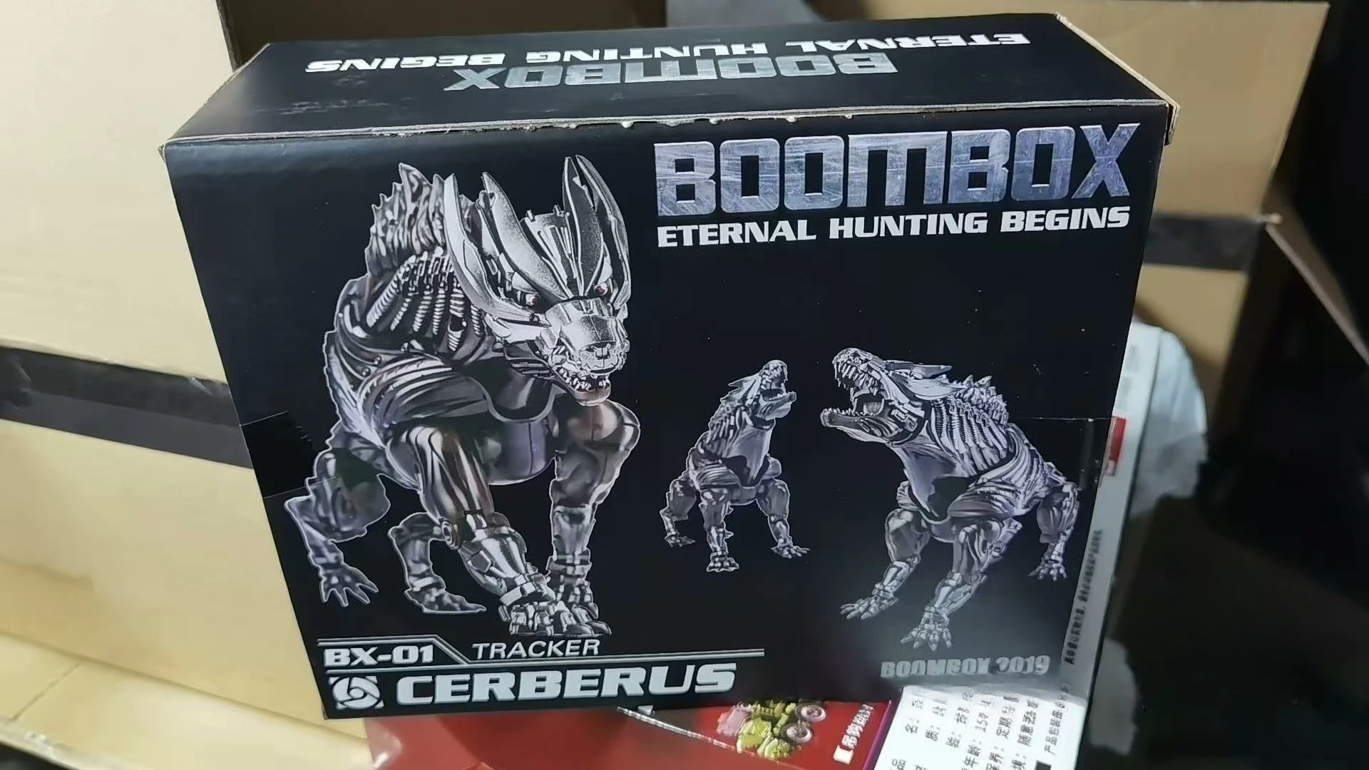 

NEW Transformation BOMBOX BX-01 BX-1 BX1 Robot Dog Two Suits BX01 Movie Version Action Figure Robot Toy with Box