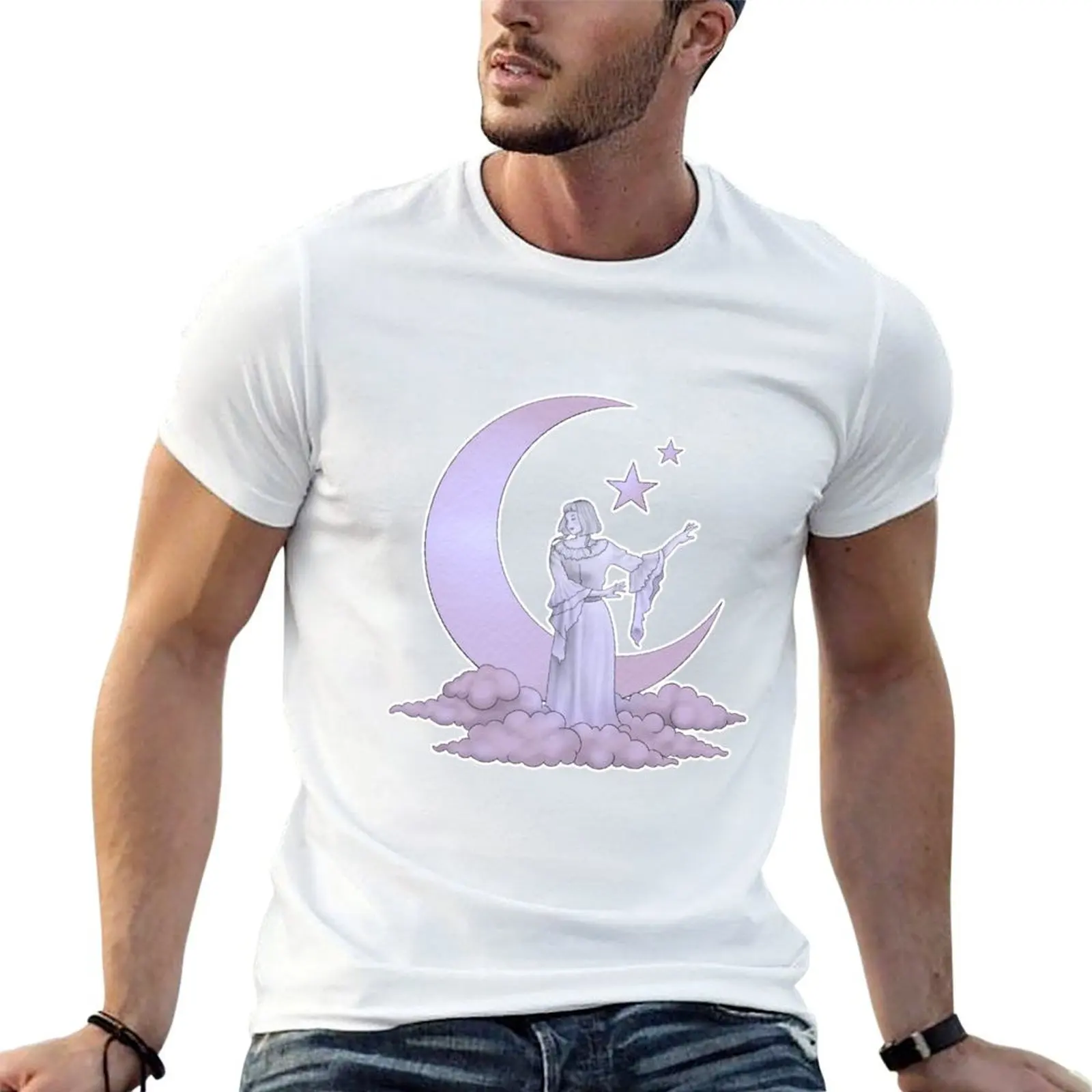 

Aurora Aksnes Moon Purple T-Shirt graphic t shirts for man anime t shirts for man T-Shirt