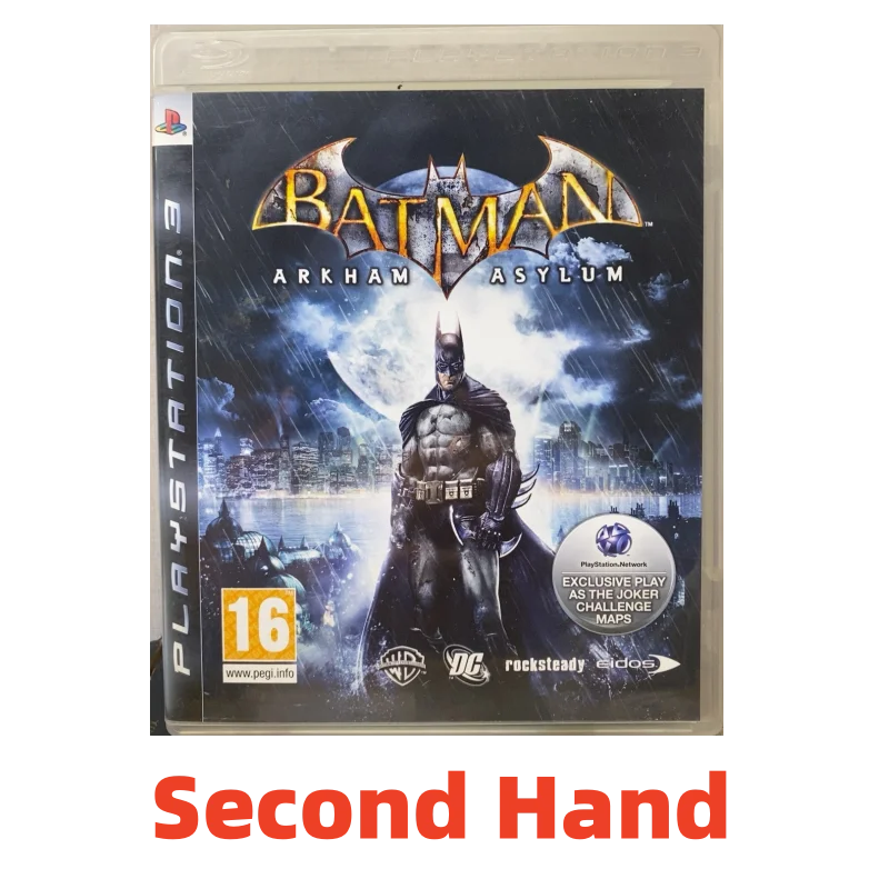PS3 لعبة اليد الثانية CD باتمان Arkham Asylum بلاي ستيشن 3 لعبة أقراص ألعاب Ps3 باتمان Arkham Asylum